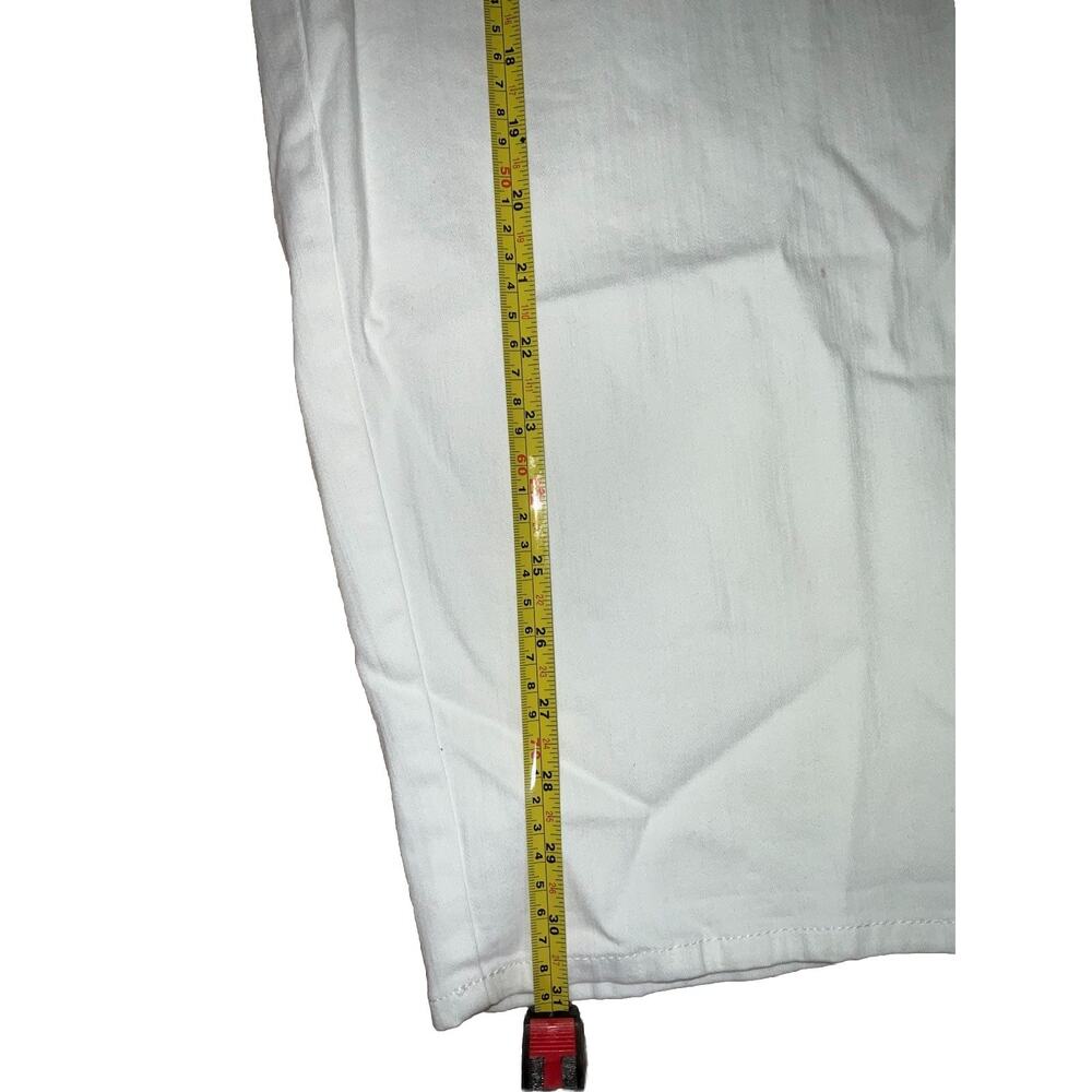 Gloria Vanderbilt Women's White Slimming Classic Rise Capri Jean Sz 16 - Picture 4 of 10